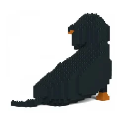 Jekca - Dachshund 05S-M01 - Lego - Sculpture - Construction - 4D - Brick Animals - Toys - Avvenice^ Games