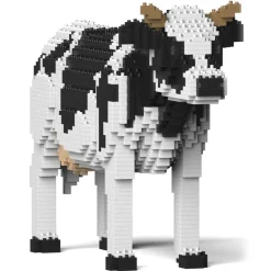 Jekca - Dairy Cow 01 - Lego - Sculpture - Construction - 4D - Brick Animals - Toys - Avvenice^ Games