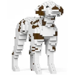 Jekca - Dalmatian 01-M02 - Big - Lego - Sculpture - Construction - 4D - Brick Animals - Toys - Avvenice^ Games