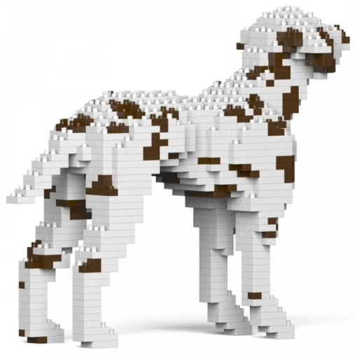 Jekca - Dalmatian 01-M02 - Big - Lego - Sculpture - Construction - 4D - Brick Animals - Toys - Avvenice^ Games