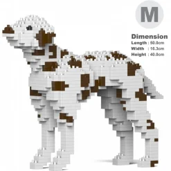 Jekca - Dalmatian 01-M02 - Big - Lego - Sculpture - Construction - 4D - Brick Animals - Toys - Avvenice^ Games