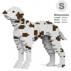 Jekca - Dalmatian 01S-M02 - Lego - Sculpture - Construction - 4D - Brick Animals - Toys - Avvenice^ Games