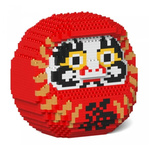 Jekca - Daruma Doll 02S-M01 - Lego - Sculpture - Construction - 4D - Brick Animals - Toys - Avvenice^ Games
