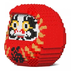 Jekca - Daruma Doll 02S-M01 - Lego - Sculpture - Construction - 4D - Brick Animals - Toys - Avvenice^ Games