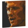 Jekca - David Beckham Brick Painting 01S - Lego - Sculpture - Construction - 4D - Brick Animals - Toys - Avvenice^ Games