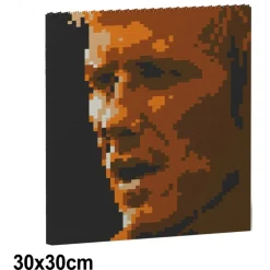 Jekca - David Beckham Brick Painting 01S - Lego - Sculpture - Construction - 4D - Brick Animals - Toys - Avvenice^ Games