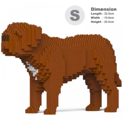 Jekca - Dogue De Bordeaux 01S - Lego - Sculpture - Construction - 4D - Brick Animals - Toys - Avvenice^ Games