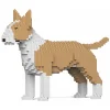 Jekca - English Bull Terrier 01S-M04 - Lego - Sculpture - Construction - 4D - Brick Animals - Toys - Avvenice^ Games