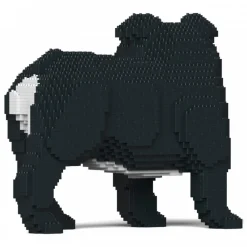 Jekca - English Bulldog 4-in-1 Pack 01S-M04 - Lego - Sculpture - Construction - 4D - Brick Animals - Toys - Avvenice