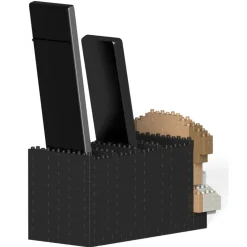 Jekca - English Bulldog Remote Control Rack 01S - Lego - Sculpture - Construction - 4D - Brick Animals - Toys - Avvenice^ Games