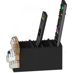 Jekca - English Bulldog Remote Control Rack 01S - Lego - Sculpture - Construction - 4D - Brick Animals - Toys - Avvenice^ Games