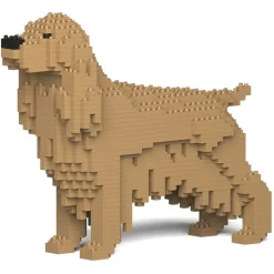 Jekca - English Cocker Spaniel 01-M01 - Big - Lego - Sculpture - Construction - 4D - Brick Animals - Toys - Avvenice^ Games