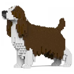 Jekca - English Springer Spaniel 01S-M03 - Lego - Sculpture - Construction - 4D - Brick Animals - Toys - Avvenice^ Games