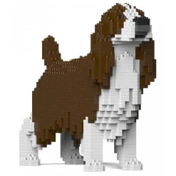 Jekca - English Springer Spaniel 01S-M03 - Lego - Sculpture - Construction - 4D - Brick Animals - Toys - Avvenice^ Games