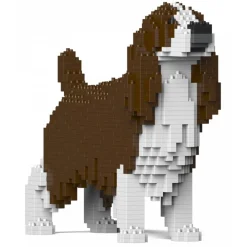 Jekca - English Springer Spaniel 01-M03 - Big - Lego - Sculpture - Construction - 4D - Brick Animals - Toys - Avvenice^ Games