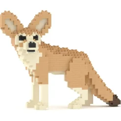 Jekca - Fennec Fox 01 - Big - Lego - Sculpture - Construction - 4D - Brick Animals - Toys - Avvenice^ Games