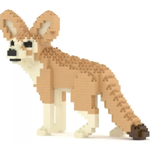 Jekca - Fennec Fox 01 - Big - Lego - Sculpture - Construction - 4D - Brick Animals - Toys - Avvenice^ Games