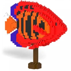 Jekca - Flame Angelfish 01S - Lego - Sculpture - Construction - 4D - Brick Animals - Toys - Avvenice^ Games