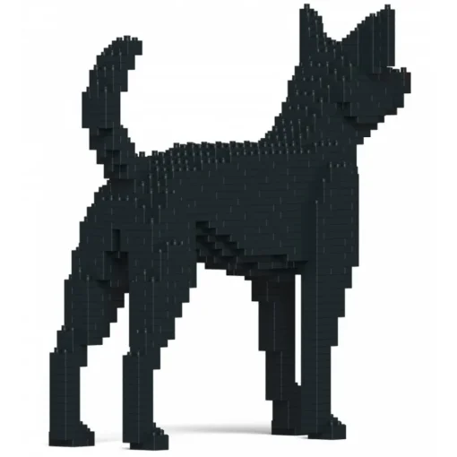 Jekca - Formosan Mountain Dog 01 - Big - Lego - Sculpture - Construction - 4D - Brick Animals - Toys - Avvenice