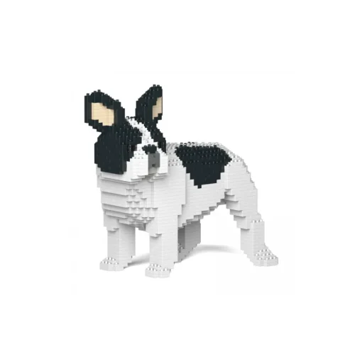 Jekca - French Bulldog - Dog - 03S-M04 - Lego - Sculpture - Construction - 4D - Brick Animals - Toys - Avvenice^ Games