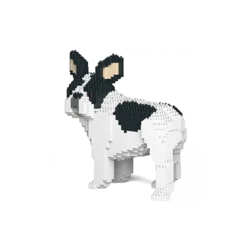 Jekca - French Bulldog - Dog - 03S-M04 - Lego - Sculpture - Construction - 4D - Brick Animals - Toys - Avvenice^ Games