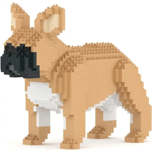 Jekca - French Bulldog 02-M01 - Big - Lego - Sculpture - Construction - 4D - Brick Animals - Toys - Avvenice