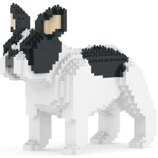 Jekca - French Bulldog 02-M04 - Big - Lego - Sculpture - Construction - 4D - Brick Animals - Toys - Avvenice^ Games
