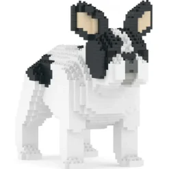 Jekca - French Bulldog 02-M04 - Big - Lego - Sculpture - Construction - 4D - Brick Animals - Toys - Avvenice^ Games