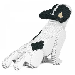 Jekca - French Bulldog 05-M04 - Big - Lego - Sculpture - Construction - 4D - Brick Animals - Toys - Avvenice^ Games