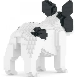Jekca - French Bulldog 02-M04 - Big - Lego - Sculpture - Construction - 4D - Brick Animals - Toys - Avvenice^ Games