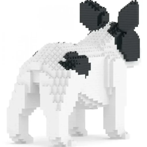 Jekca - French Bulldog 02-M04 - Big - Lego - Sculpture - Construction - 4D - Brick Animals - Toys - Avvenice^ Games