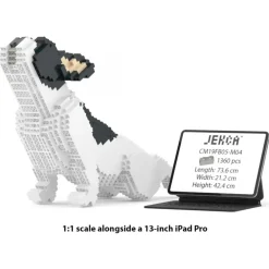 Jekca - French Bulldog 05-M04 - Big - Lego - Sculpture - Construction - 4D - Brick Animals - Toys - Avvenice^ Games