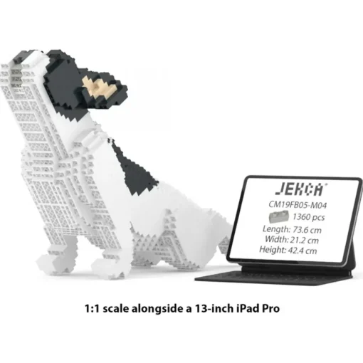 Jekca - French Bulldog 05-M04 - Big - Lego - Sculpture - Construction - 4D - Brick Animals - Toys - Avvenice^ Games
