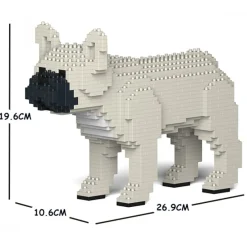 Jekca - French Bulldog 01S-M06 - Lego - Sculpture - Construction - 4D - Brick Animals - Toys - Avvenice^ Games