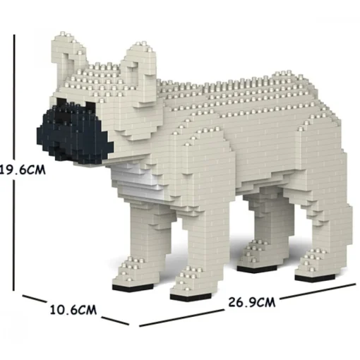 Jekca - French Bulldog 01S-M06 - Lego - Sculpture - Construction - 4D - Brick Animals - Toys - Avvenice^ Games