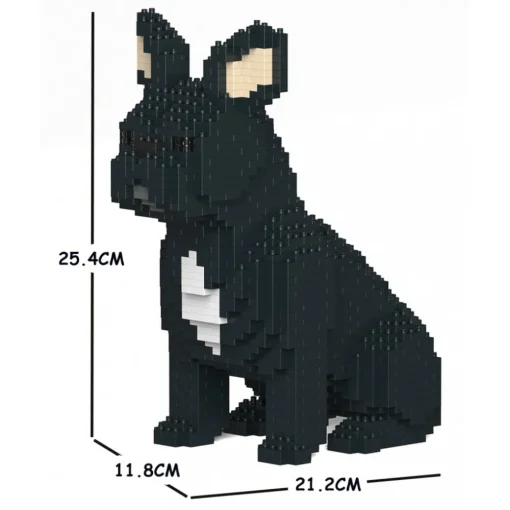 Jekca - French Bulldog 04S-M03 - Lego - Sculpture - Construction - 4D - Brick Animals - Toys - Avvenice^ Games