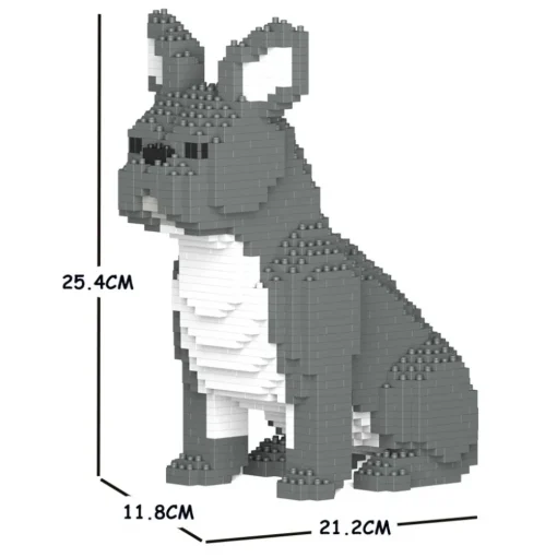 Jekca - French Bulldog 04S-M05 - Lego - Sculpture - Construction - 4D - Brick Animals - Toys - Avvenice^ Games