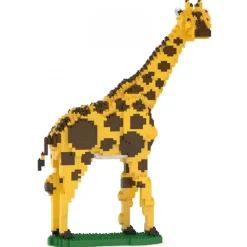Jekca - Giraffe 01 - Big - Lego - Sculpture - Construction - 4D - Brick Animals - Toys - Avvenice^ Games