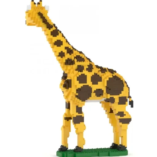 Jekca - Giraffe 01 - Big - Lego - Sculpture - Construction - 4D - Brick Animals - Toys - Avvenice^ Games