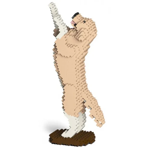 Jekca - Golden Retriever 04-M01 - Big - Lego - Sculpture - Construction - 4D - Brick Animals - Toys - Avvenice^ Games