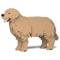 Jekca - Golden Retriever 01S-M04 - Lego - Sculpture - Construction - 4D - Brick Animals - Toys - Avvenice^ Games