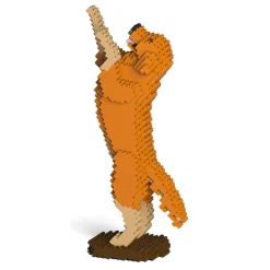 Jekca - Golden Retriever 04S-M02 - Lego - Sculpture - Construction - 4D - Brick Animals - Toys - Avvenice
