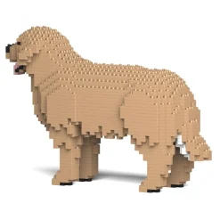 Jekca - Golden Retriever 01S-M04 - Lego - Sculpture - Construction - 4D - Brick Animals - Toys - Avvenice^ Games