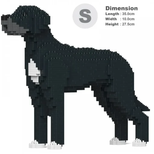 Jekca - Great Dane 01S-M02 - Lego - Sculpture - Construction - 4D - Brick Animals - Toys - Avvenice^ Games