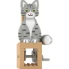 Jekca - Grey Tabby Cat - Automata - Lego - Sculpture - Construction - 4D - Brick Animals - Toys - Avvenice^ Games
