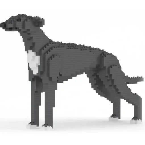 Jekca - Greyhound 01-M03 - Big - Lego - Sculpture - Construction - 4D - Brick Animals - Toys - Avvenice^ Games