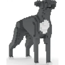 Jekca - Greyhound 01-M03 - Big - Lego - Sculpture - Construction - 4D - Brick Animals - Toys - Avvenice^ Games