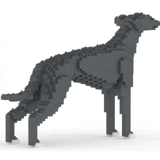 Jekca - Greyhound 01-M03 - Big - Lego - Sculpture - Construction - 4D - Brick Animals - Toys - Avvenice^ Games