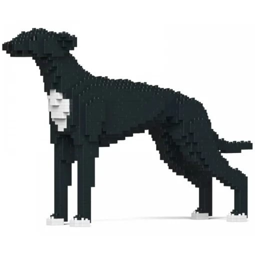 Jekca - Greyhound 01S-M02 - Lego - Sculpture - Construction - 4D - Brick Animals - Toys - Avvenice^ Games