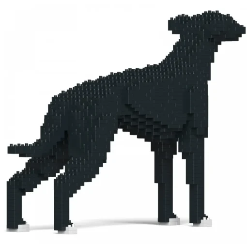 Jekca - Greyhound 01S-M02 - Lego - Sculpture - Construction - 4D - Brick Animals - Toys - Avvenice^ Games